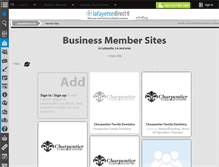 Tablet Screenshot of members.lafayettedirect.info